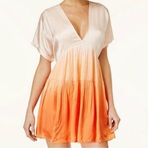 Free People Sun Up Ombré Mini Dress